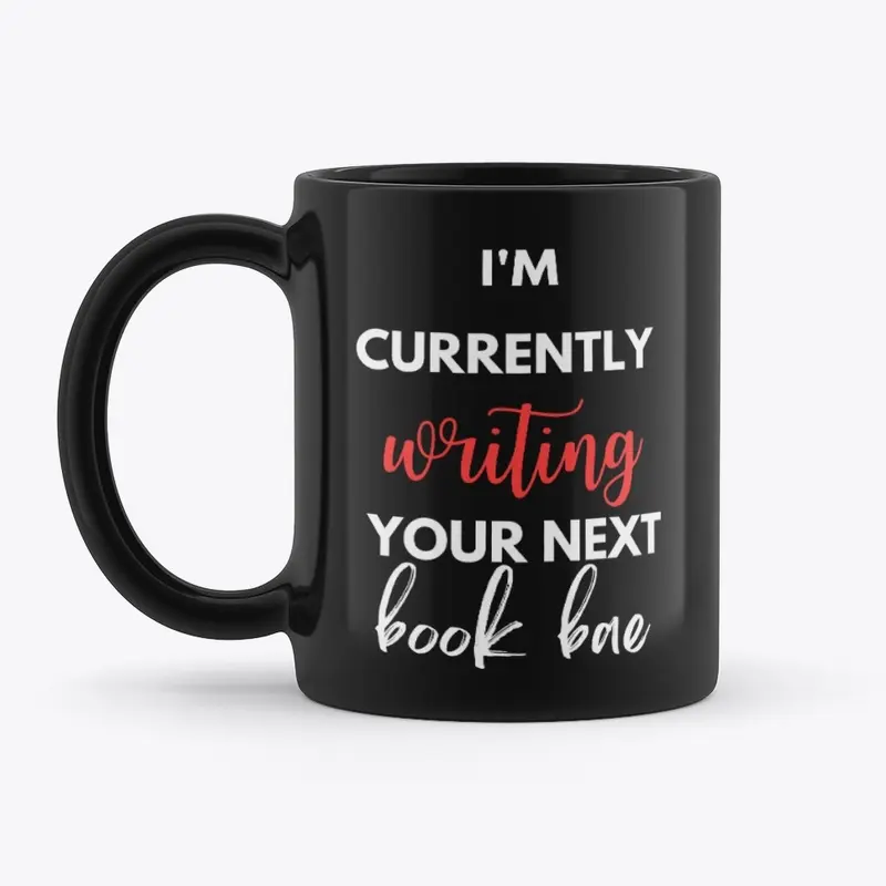 Romance Author Mug in Black