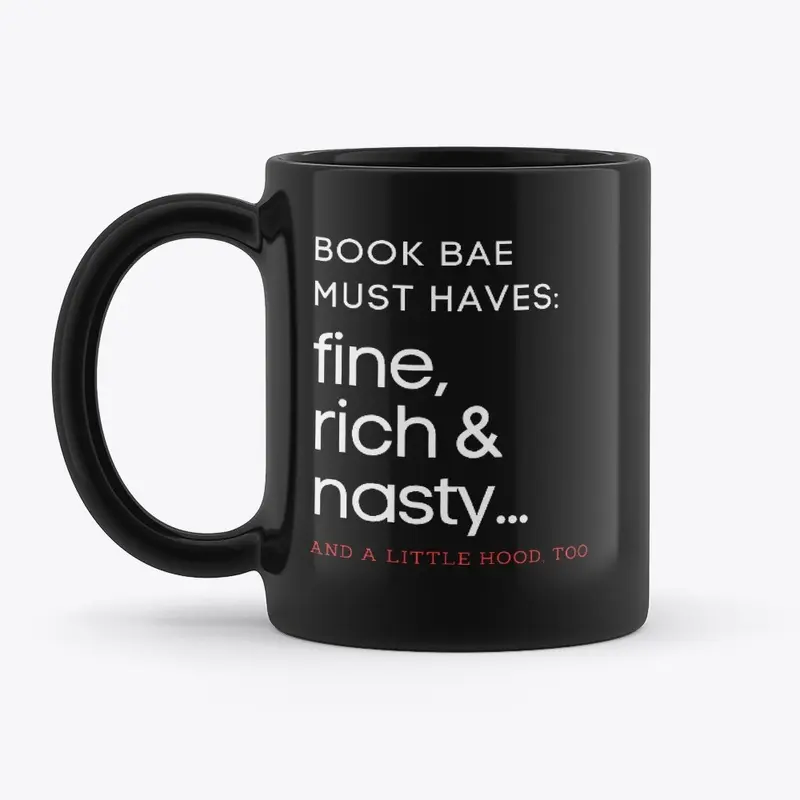 Book Bae Must Haves Mug in Black